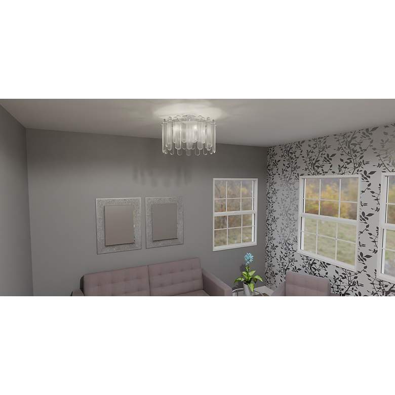 Image 3 Stiles 5-Light Polished Chrome Semi-Flush Mount Light more views