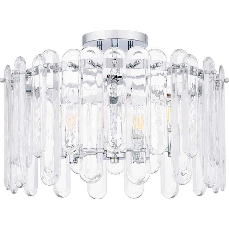Image 4 Stiles 5-Light Polished Chrome Semi-Flush Mount Light more views