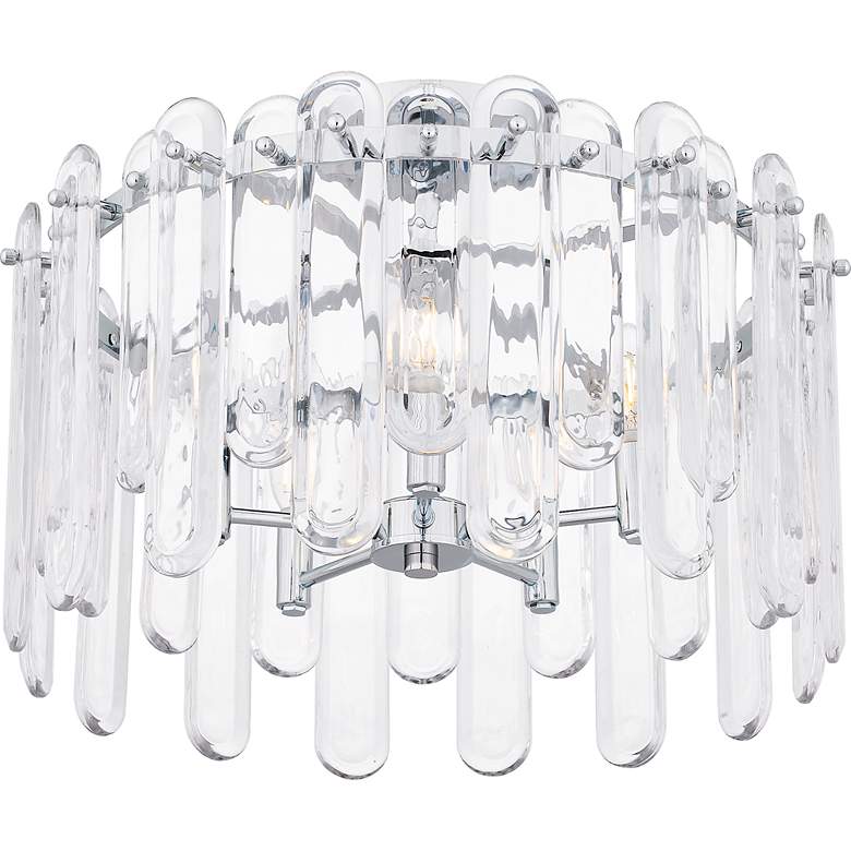 Image 6 Stiles 5-Light Polished Chrome Semi-Flush Mount Light more views