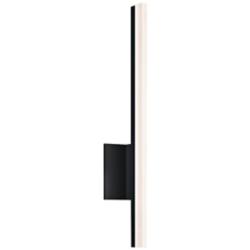 Stiletto 23 3/4"H Satin Black Dimmable LED Wall Sconce
