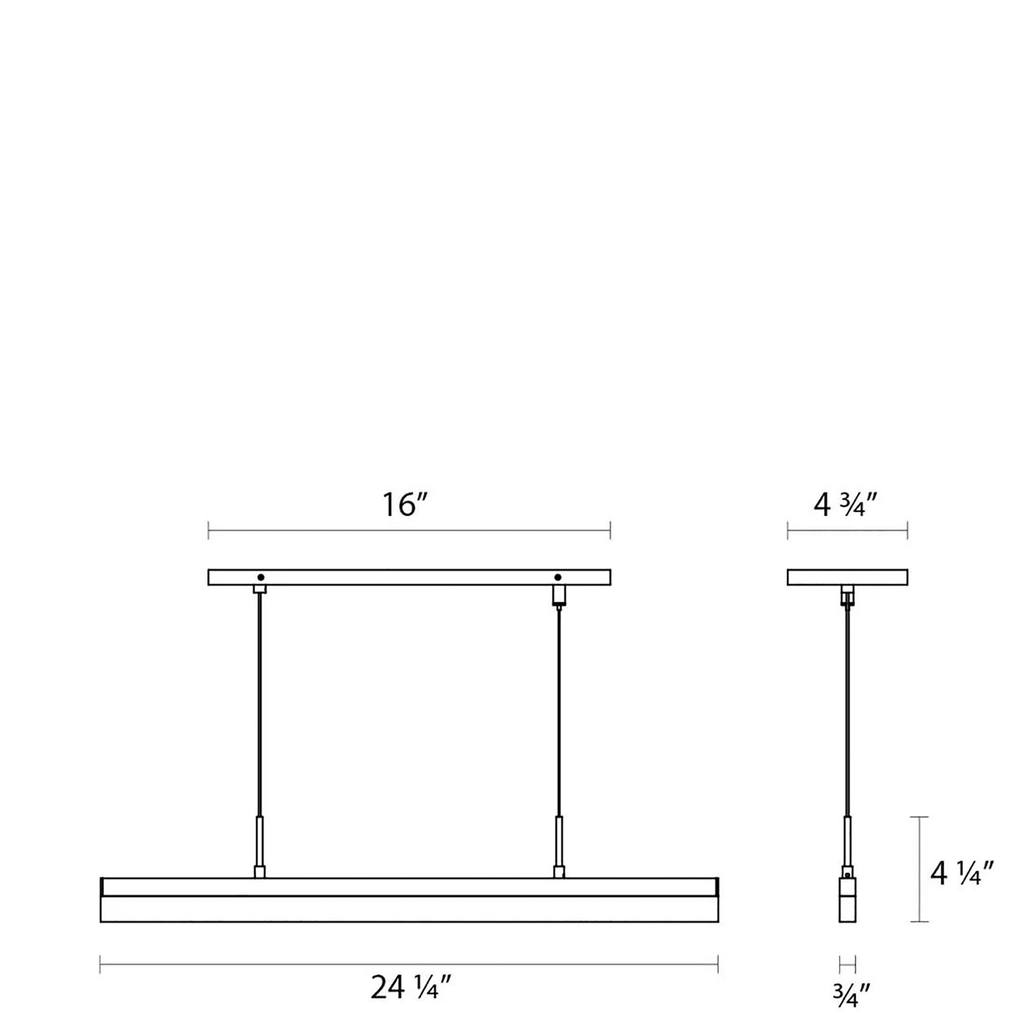 Stiletto 24" LED Pendant