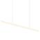 Stiletto 59 1/2" Wide White LED Kitchen Island Light Pendant