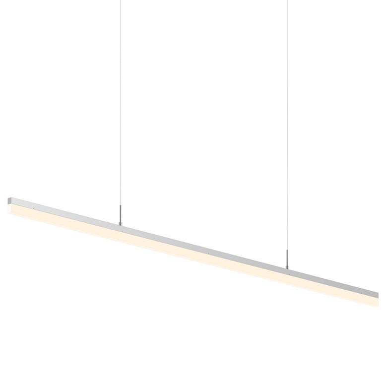 Image 1 Stiletto 59 1/2"W Aluminum LED Kitchen Island Light Pendant
