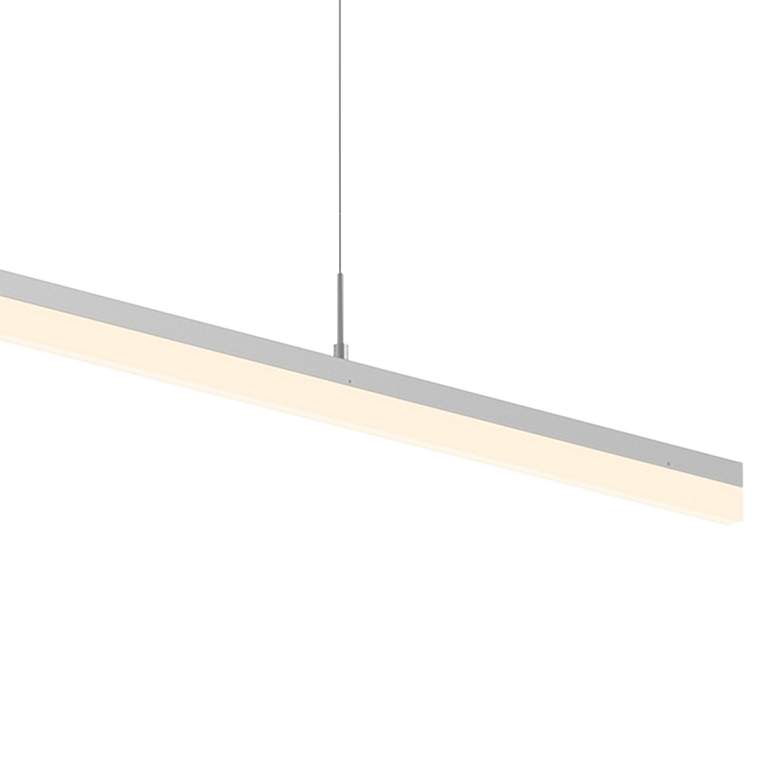 Image 2 Stiletto 59 1/2"W Aluminum LED Kitchen Island Light Pendant more views