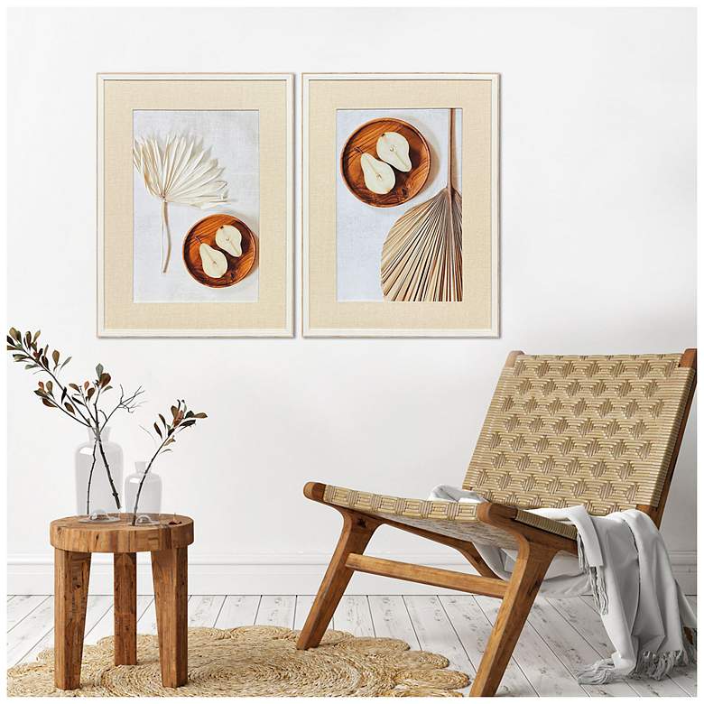 Image 4 Still Collection 23"W x 31"H Coastal Framed Art Set of 2 more views
