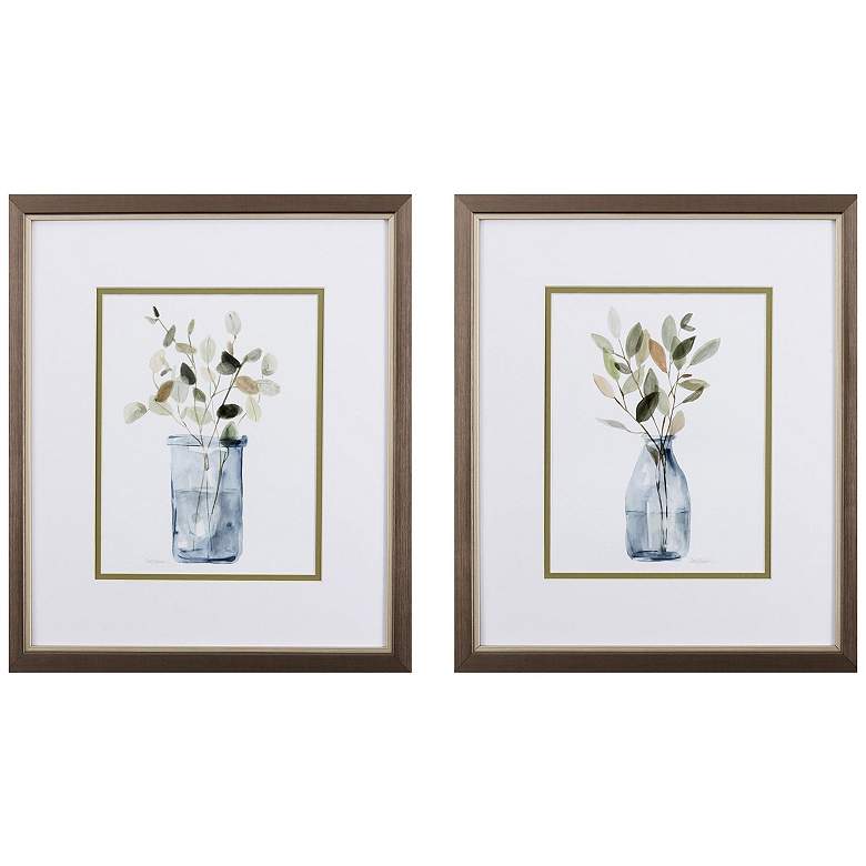 Image 1 Still Moment 14"W x 16"H Framed Art Set of 2