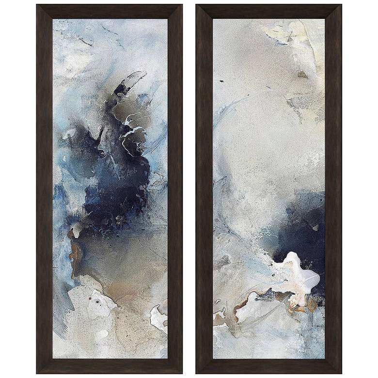 Image 1 Still Water 19"W x 49"H Framed Art Set of 2