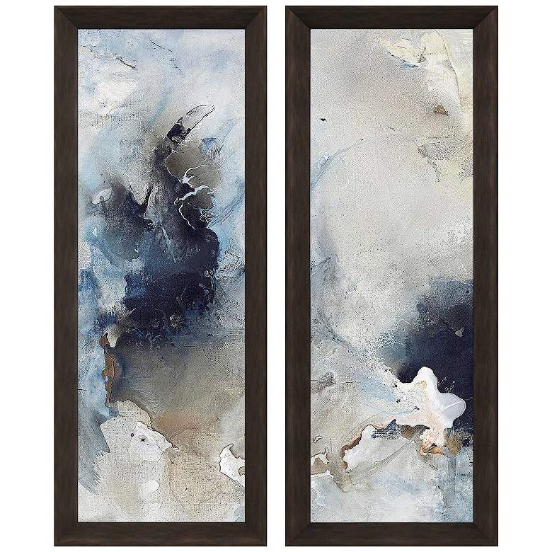 Image 2 Still Water 49" High 2-Piece Framed Wall Art Set