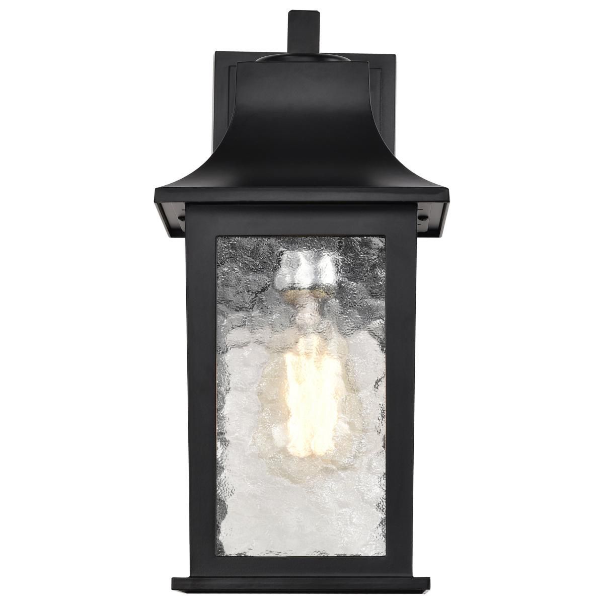 Image 3 Stillwell Outdoor Small Wall Lantern; 1 Light; Matte Black Finish; more views