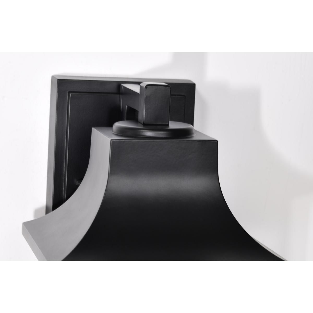 Image 6 Stillwell Outdoor Small Wall Lantern; 1 Light; Matte Black Finish; more views