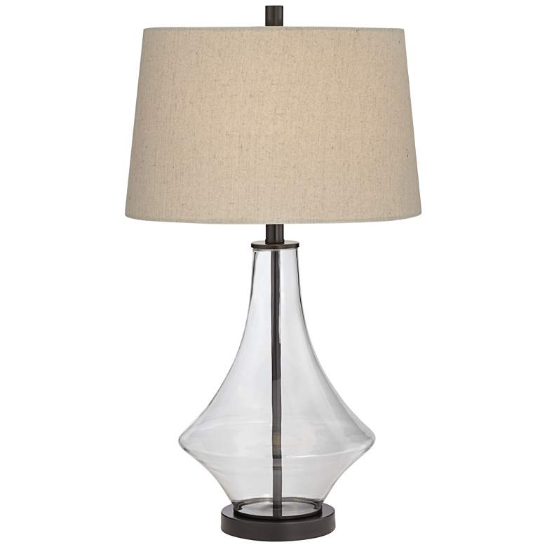 Stingray Clear Glass Table Lamp