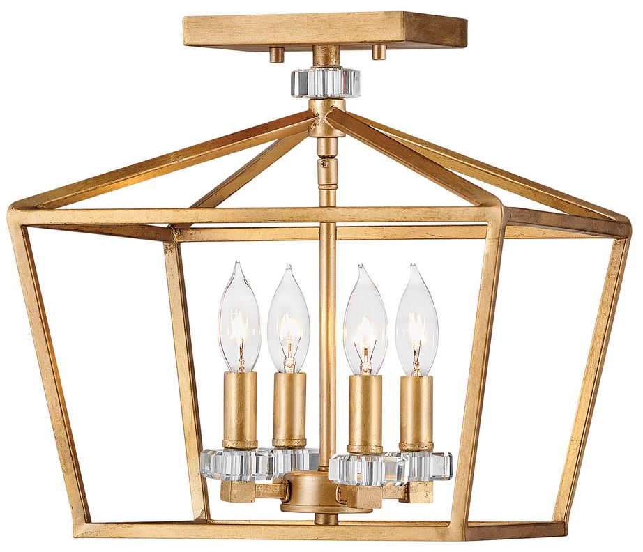 Image Stinson 13" Wide Gold Chandelier by Hinkley Lighting