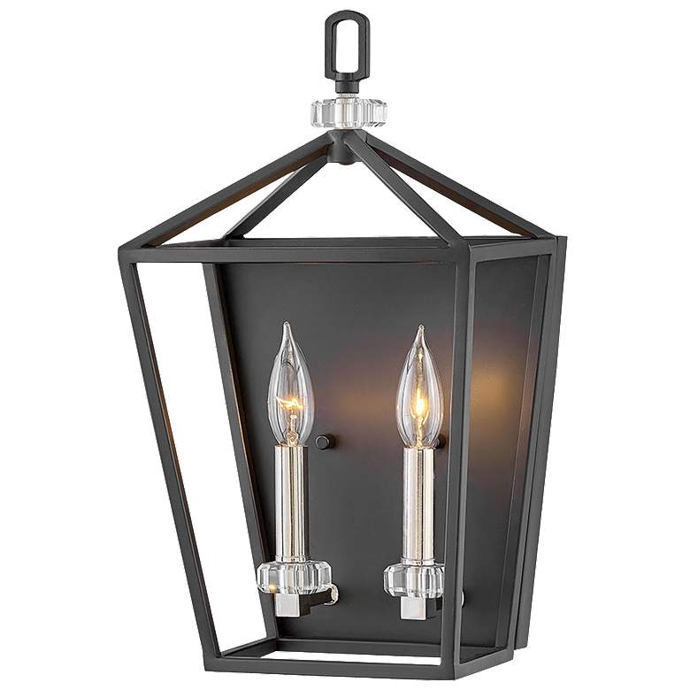 Image 1 Stinson 17" High Black Wall Sconce by Hinkley Lighting