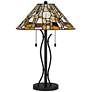 4_Stinson 2-Light Matte Black Table Lamp more views