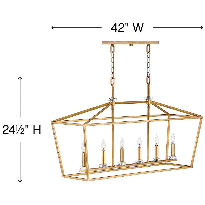 Image 3 Stinson 42" Wide Gold Chandelier by Hinkley Lighting more views