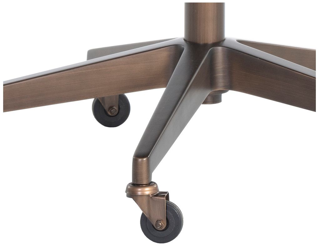 Image 6 Stinson Bravo Cream Adjustable Swivel Office Chair more views