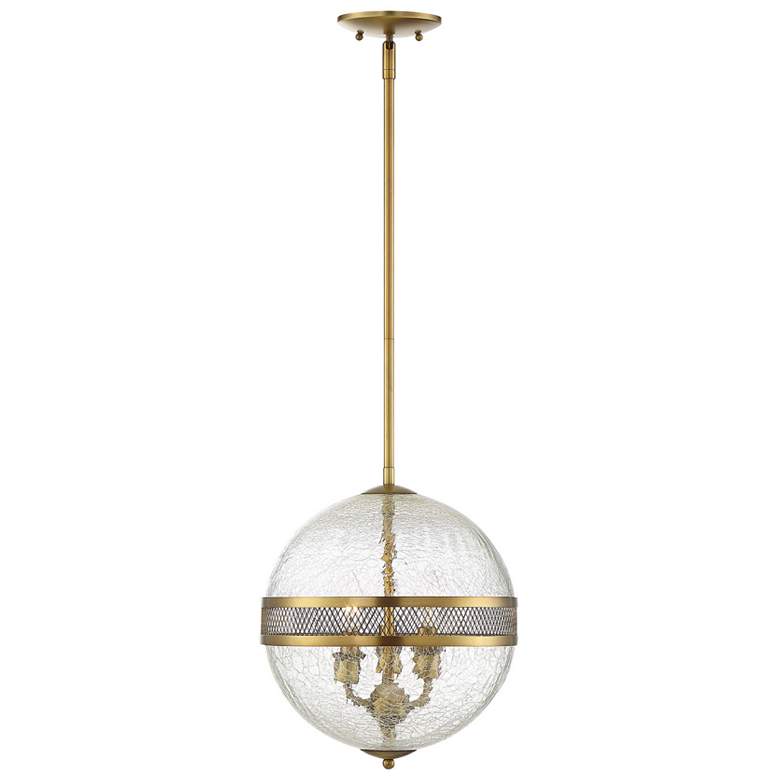 Image 1 Stirling 3-Light Pendant in Warm Brass