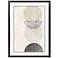 Stitched Spheres I 33"W x 45"H Framed Art