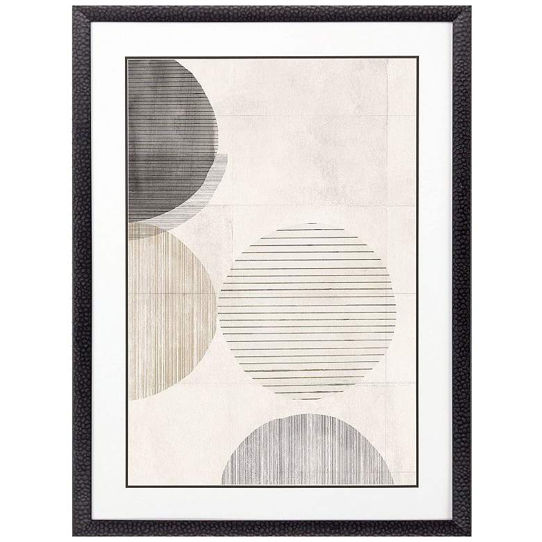 Image 1 Stitched Spheres II 33"W x 45"H Framed Art