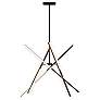 2_Stix 50" Wide Black Chandelier