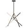Stix 50" Wide Black Chandelier