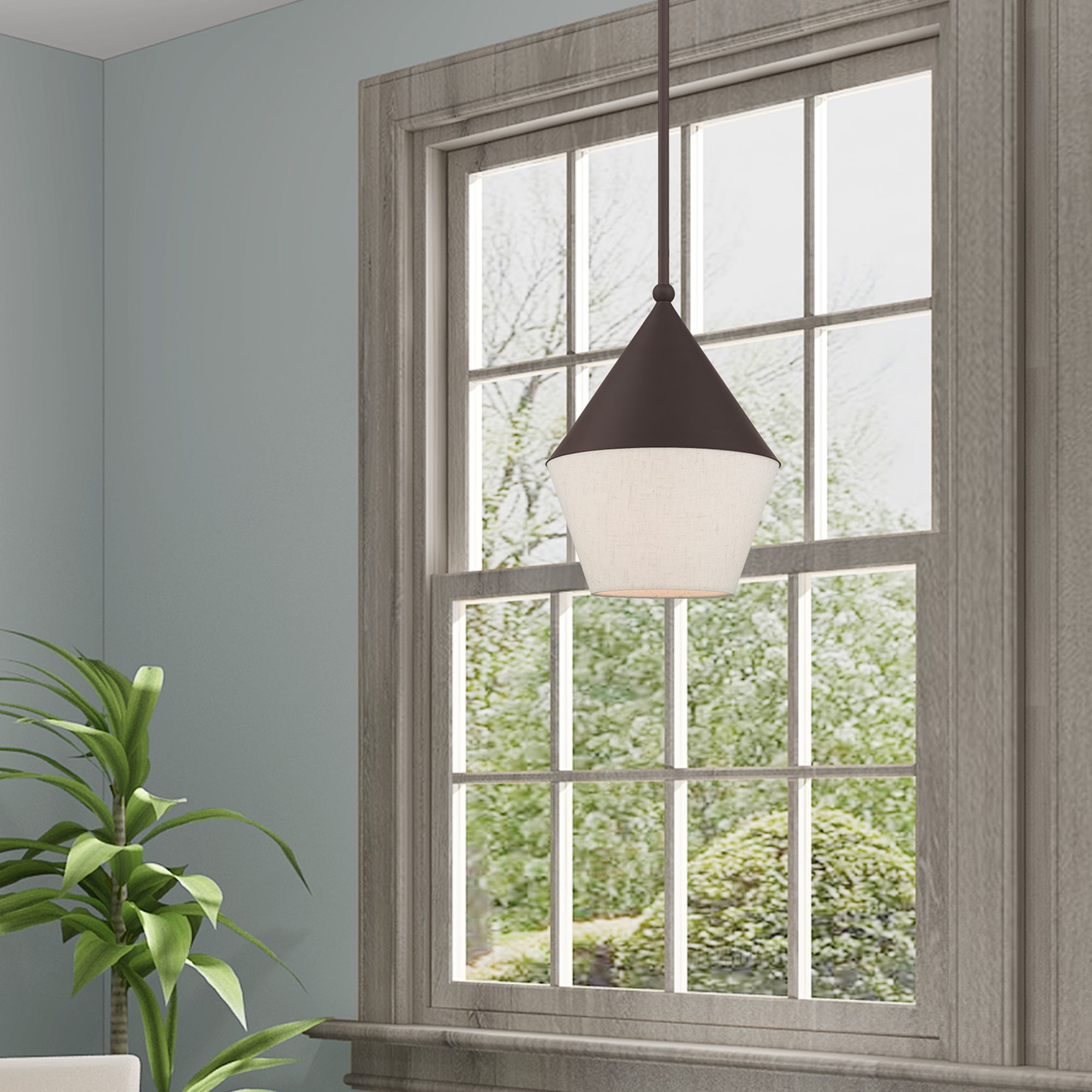 Stockholm 1 Light Bronze Mini Pendant