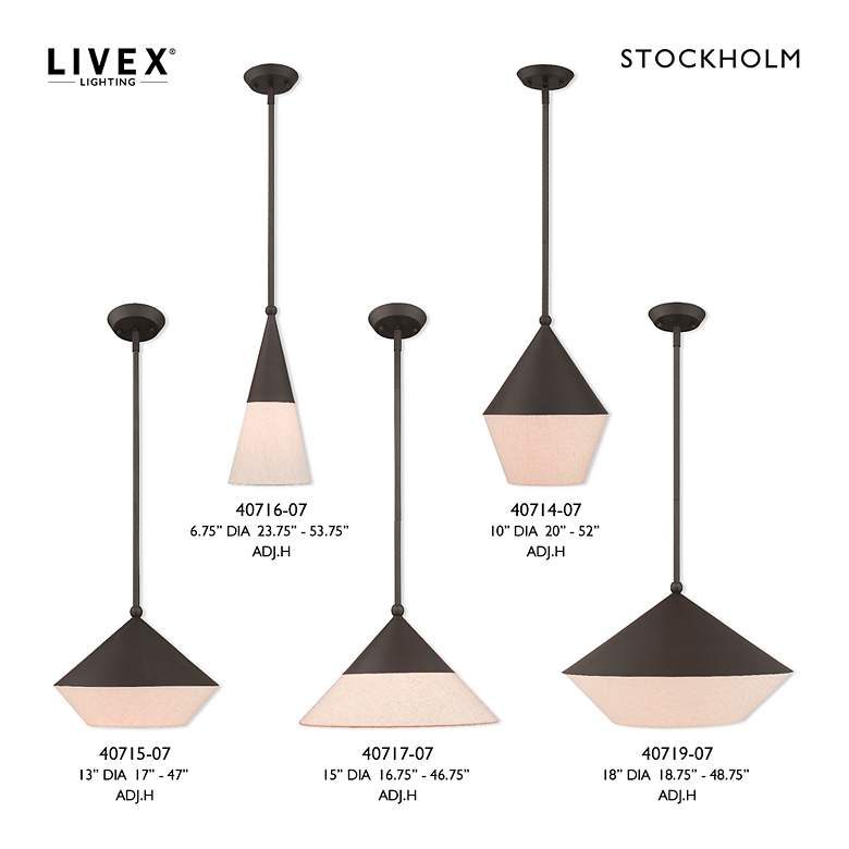 Image 3 Stockholm 1 Light Bronze Mini Pendant more views
