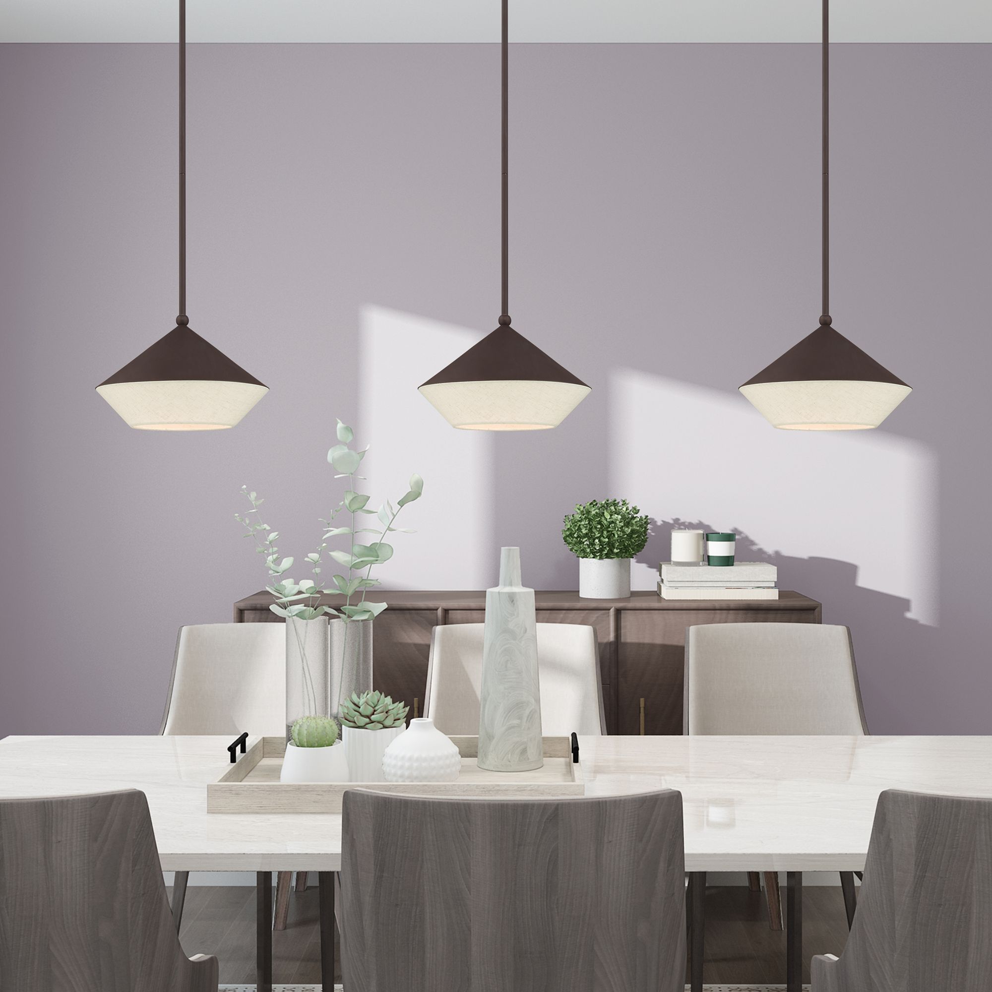 Stockholm 1 Light Bronze Mini Pendant