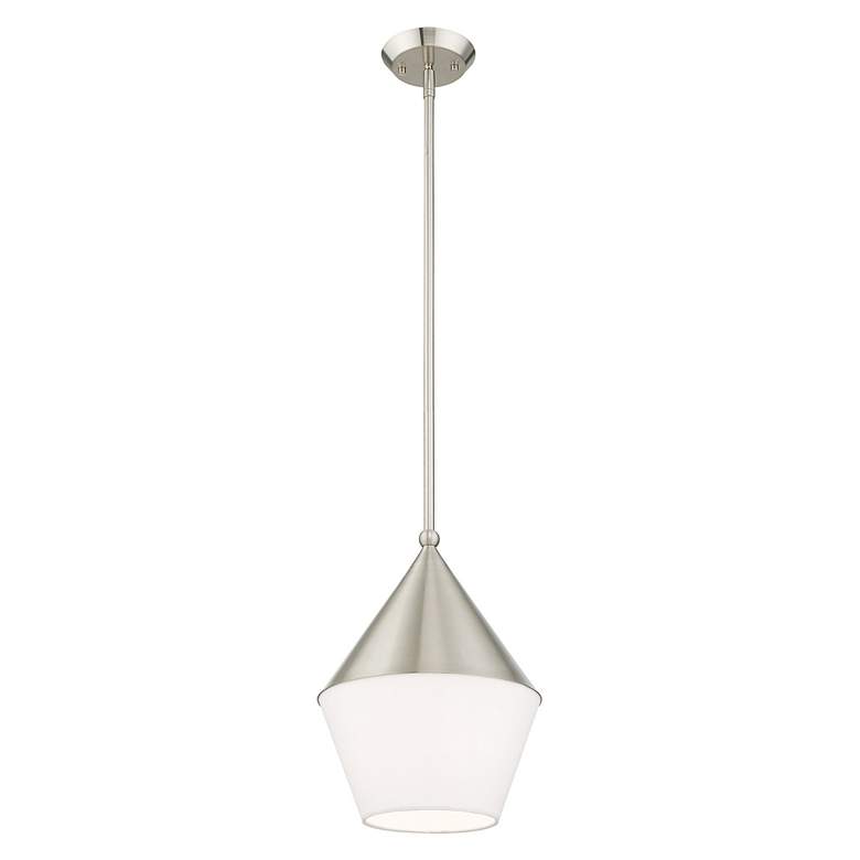Image 5 Stockholm 1 Light Brushed Nickel Mini Pendant more views