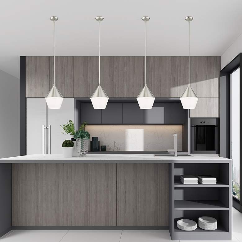 Image 6 Stockholm 1 Light Brushed Nickel Mini Pendant more views