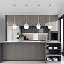 6_Stockholm 1 Light Brushed Nickel Mini Pendant more views