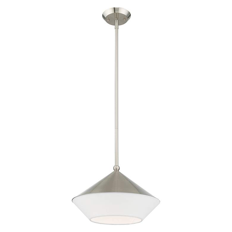 Image 5 Stockholm 1 Light Brushed Nickel Mini Pendant more views