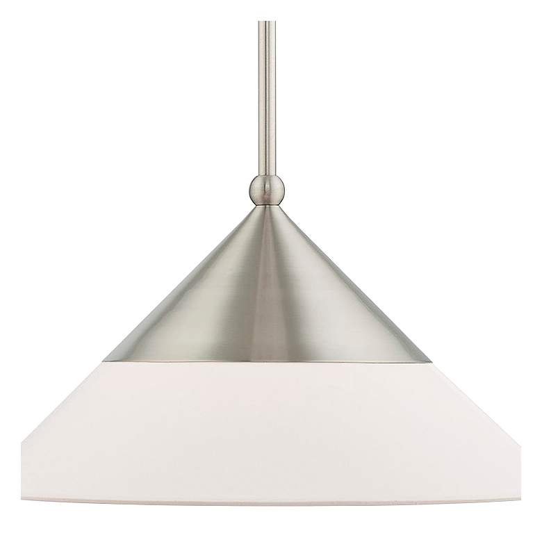 Image 4 Stockholm 1 Light Brushed Nickel Mini Pendant more views