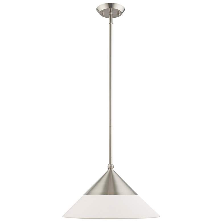Image 5 Stockholm 1 Light Brushed Nickel Mini Pendant more views
