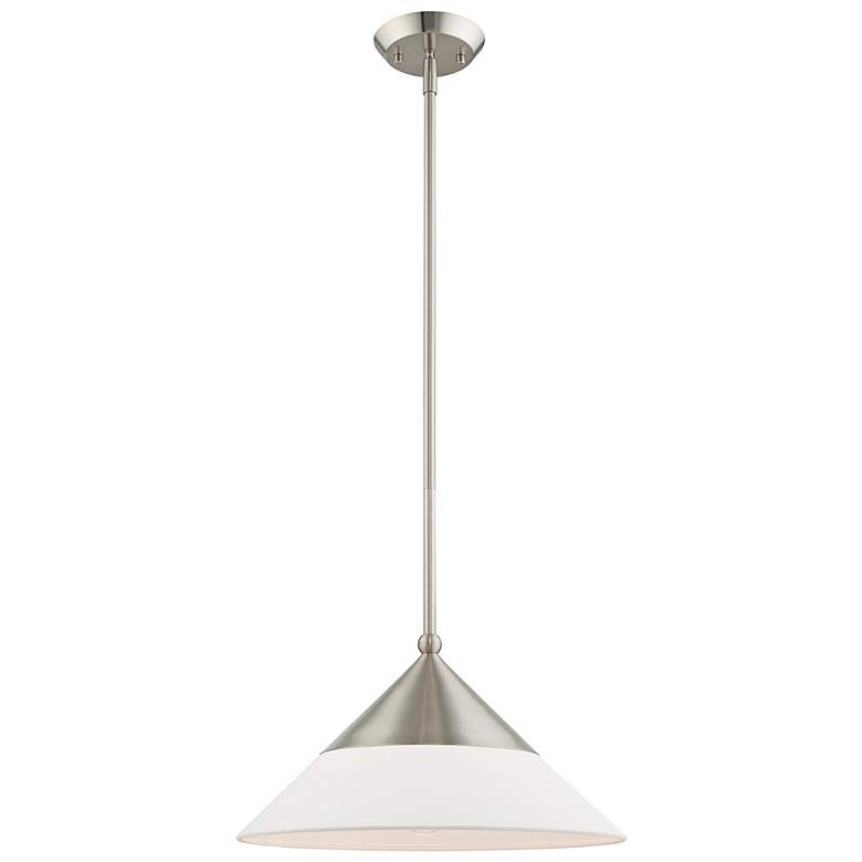 Image 6 Stockholm 1 Light Brushed Nickel Mini Pendant more views