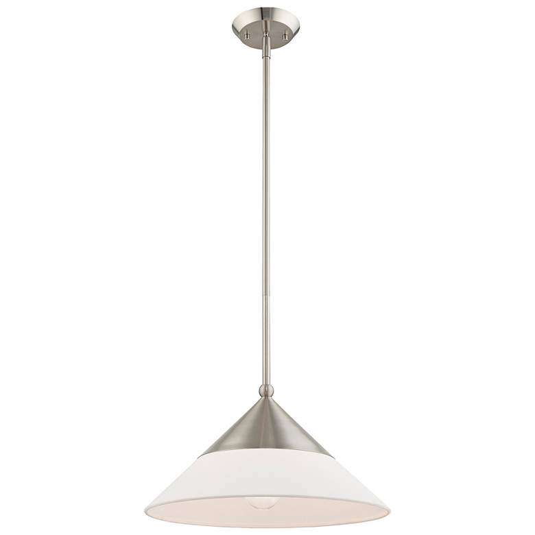 Image 7 Stockholm 1 Light Brushed Nickel Mini Pendant more views