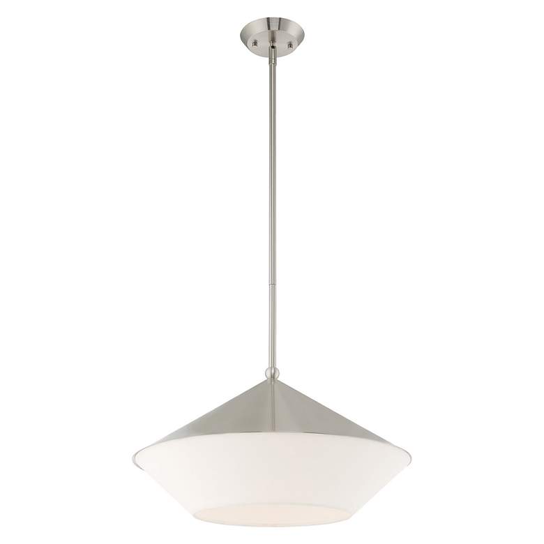 Image 5 Stockholm 1 Light Brushed Nickel Pendant more views