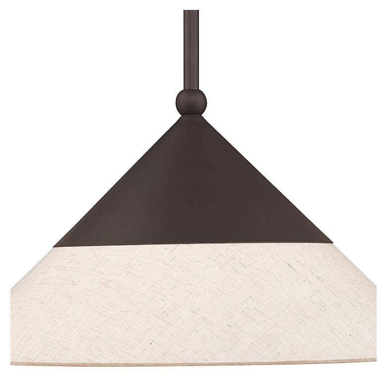 Image 4 Stockholm 15" Wide Bronze Steel Pendant Light more views