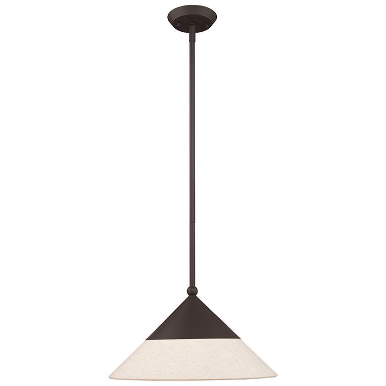 Image 5 Stockholm 15" Wide Bronze Steel Pendant Light more views