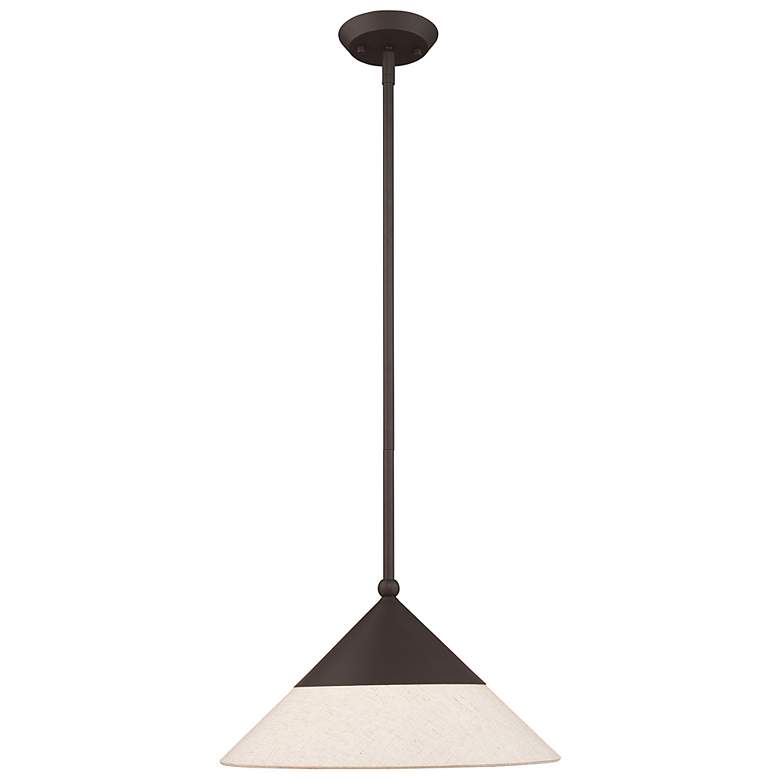 Image 5 Stockholm 15 inch Wide Bronze Steel Pendant Light more views