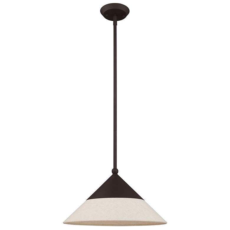Image 7 Stockholm 15" Wide Bronze Steel Pendant Light more views