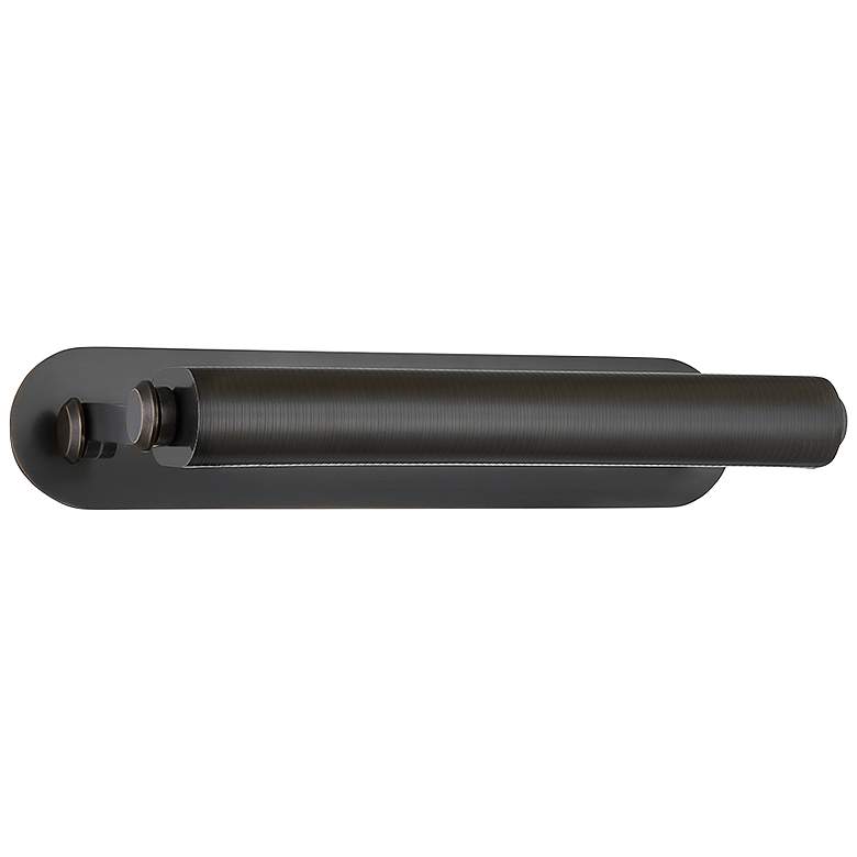 Image 1 Stockport 17 1/4" Wide Bronze Direct Wire LED Picture Light