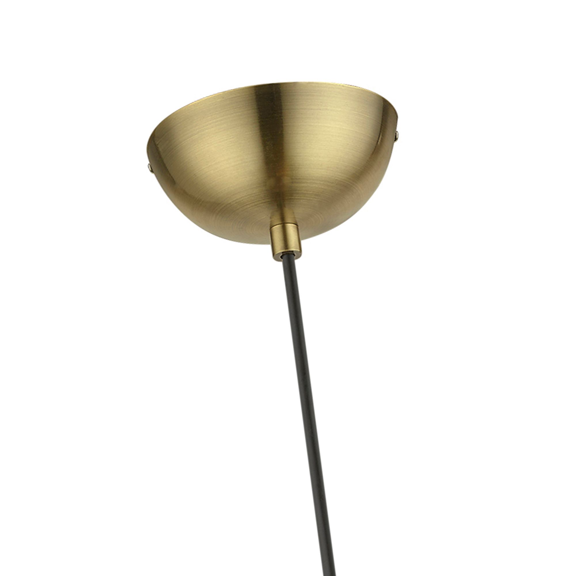 Stockton 1 Light Antique Brass Globe Mini Pendant