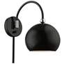 2_Stockton 1 Light Shiny Black Swing Arm Wall Lamp