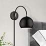 1_Stockton 1 Light Shiny Black Swing Arm Wall Lamp