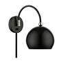 4_Stockton 1 Light Shiny Black Swing Arm Wall Lamp more views