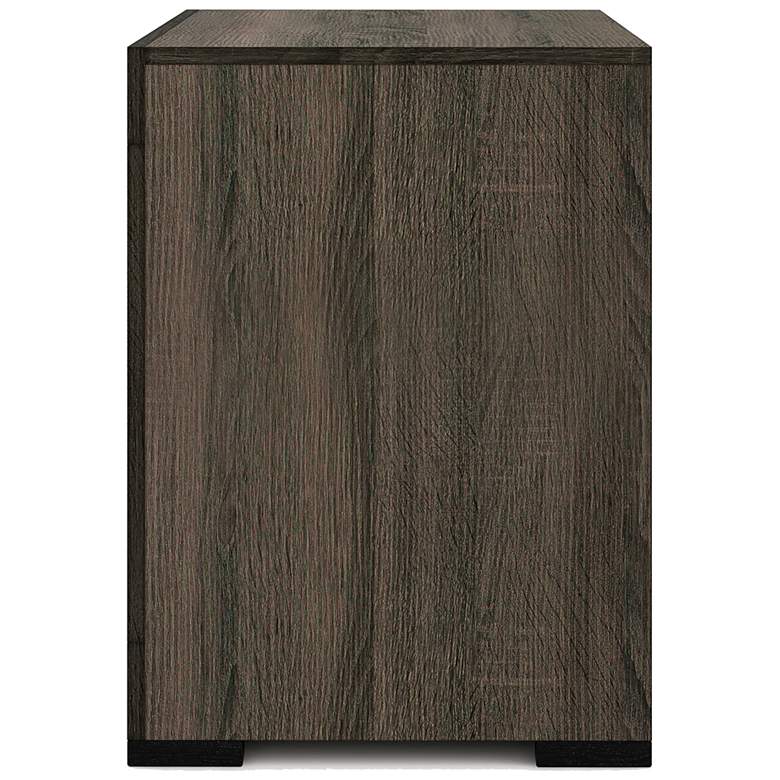Image 3 Stockton 21 1/2" Wide Gray Wood 2-Drawer Nightstand more views