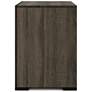 3_Stockton 21 1/2" Wide Gray Wood Finish 2-Drawer Nightstand more views