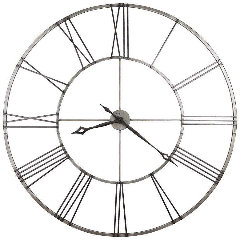 Image 1 Stockton 49 inch Wide Large Wall Clock by Howard Miller 
