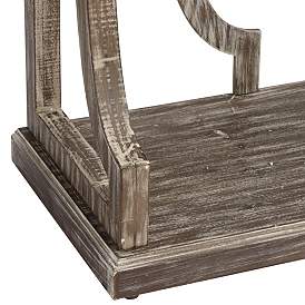 Image5 of Stockton 64" Wide Chestnut 3-Tier Console Table more views